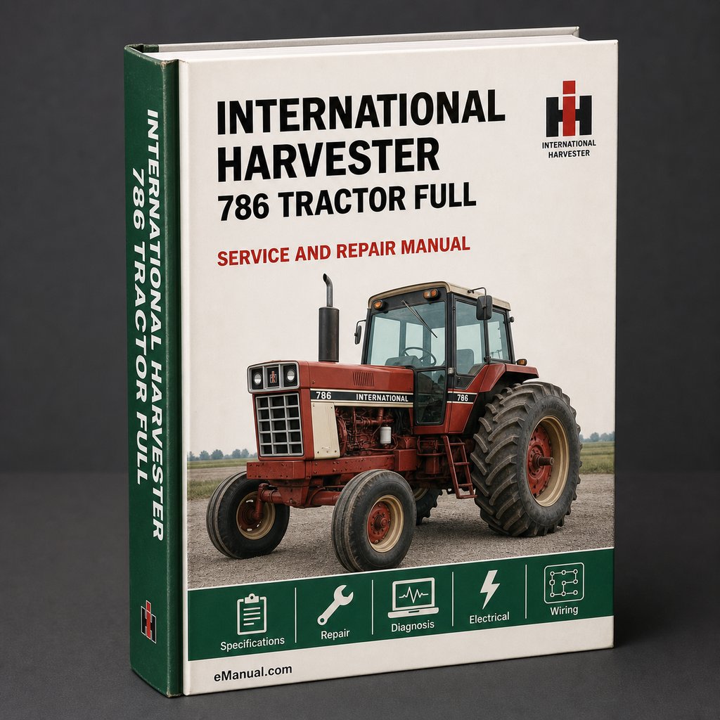 International Harvester 786 Tractor Full Service Repair Manual