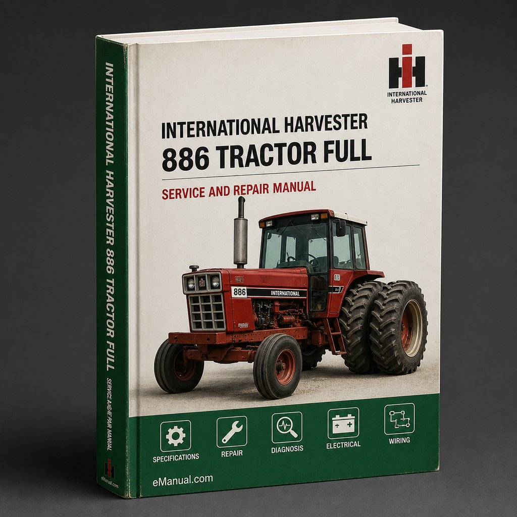 International Harvester 886 Tractor Full Service Repair Manual