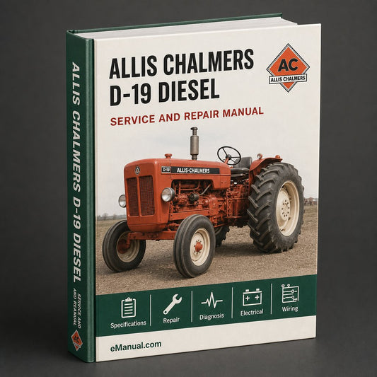 Allis Chalmers D-19 Diesel Factory Service Repair Manual