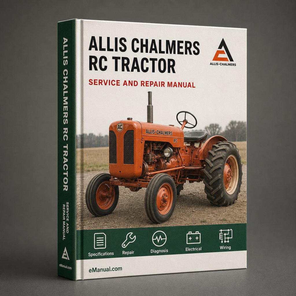 Allis Chalmers RC Tractor Factory Service Repair Manual