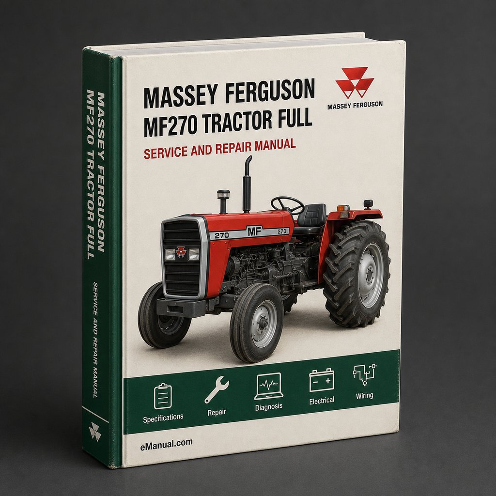 Massey Ferguson MF270 Tractor Full Service Repair Manual