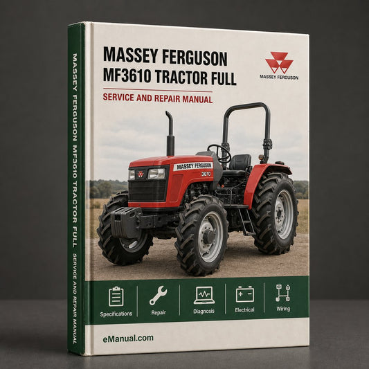 Massey Ferguson MF3610 Tractor Full Service Repair Manual