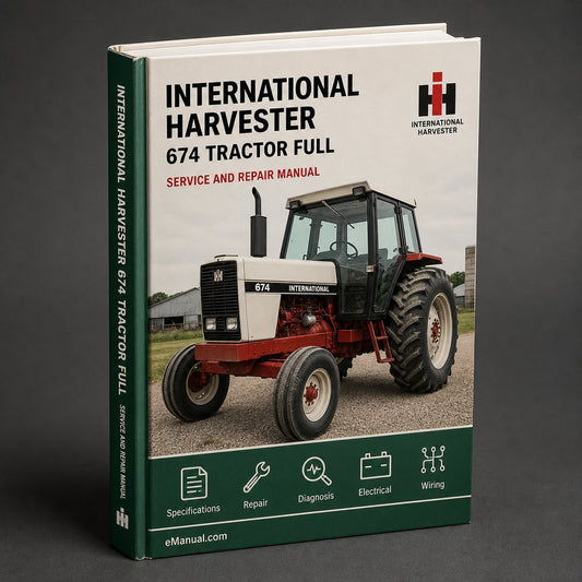 International Harvester 674 Tractor Full Service Repair Manual