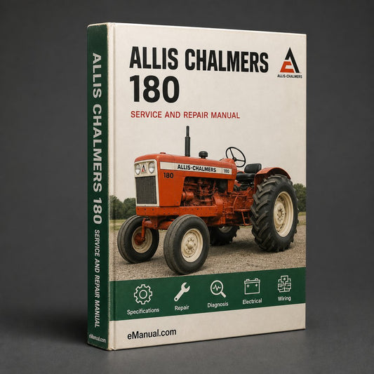 Allis Chalmers 180 Factory Service Repair Manual