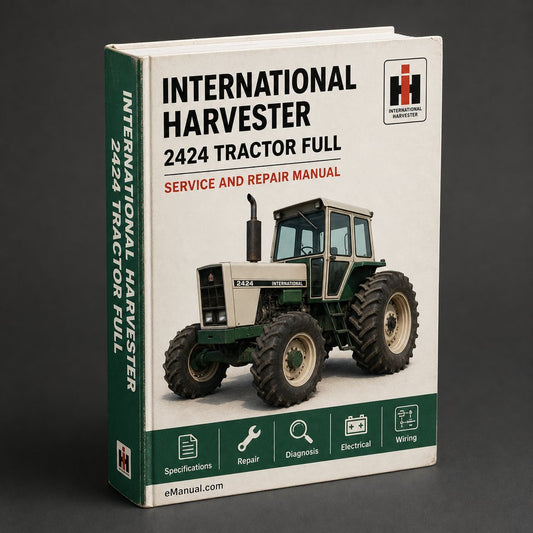 International Harvester 2424 Tractor Full Service Repair Manual