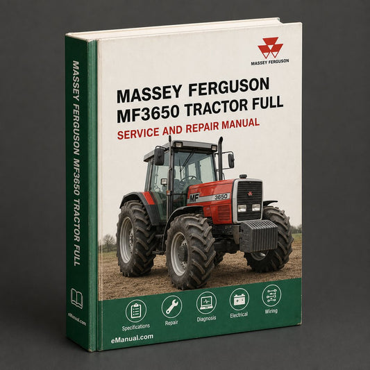 Massey Ferguson MF3650 Tractor Full Service Repair Manual