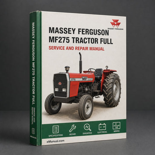 Massey Ferguson MF275 Tractor Full Service Repair Manual