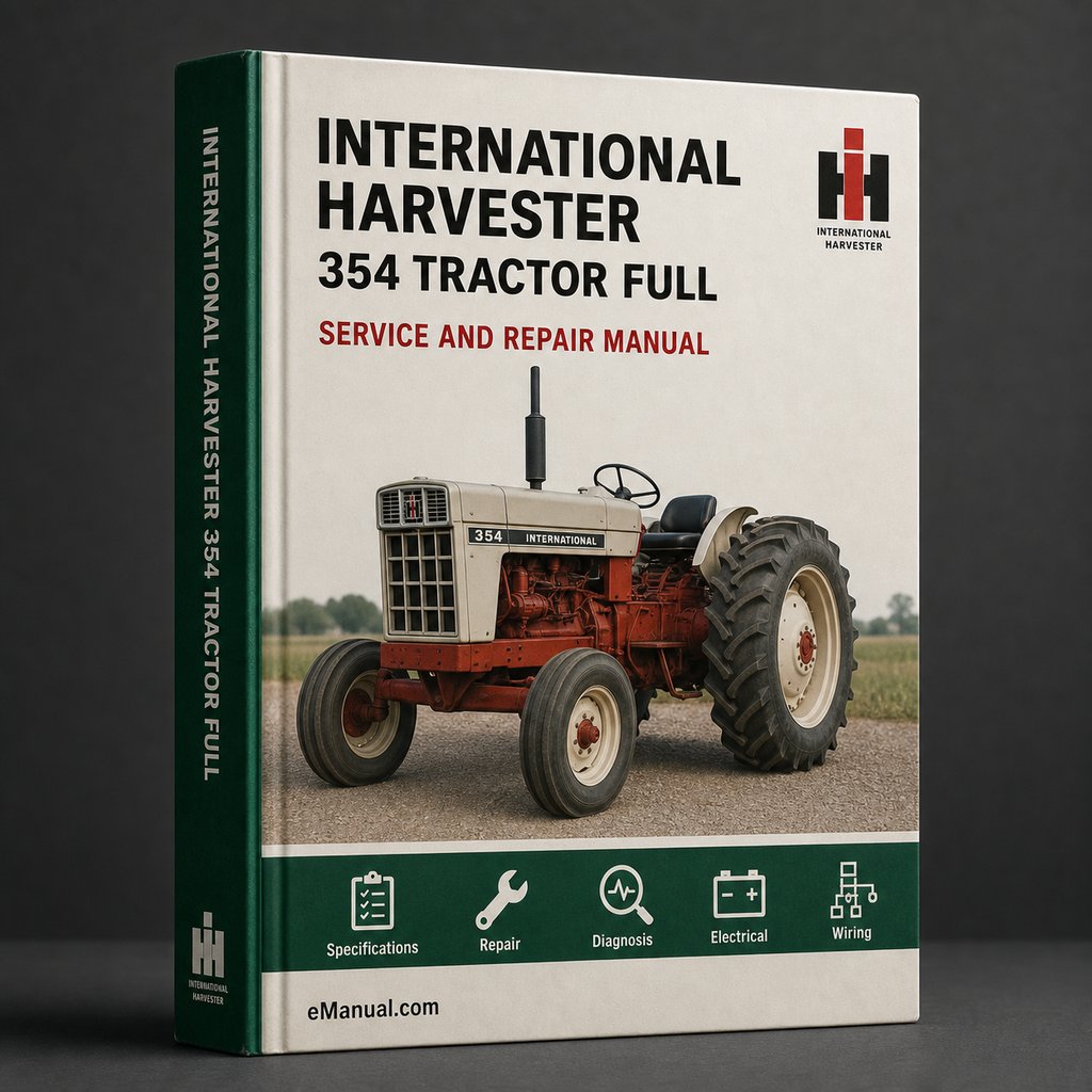 International Harvester 354 Tractor Full Service Repair Manual