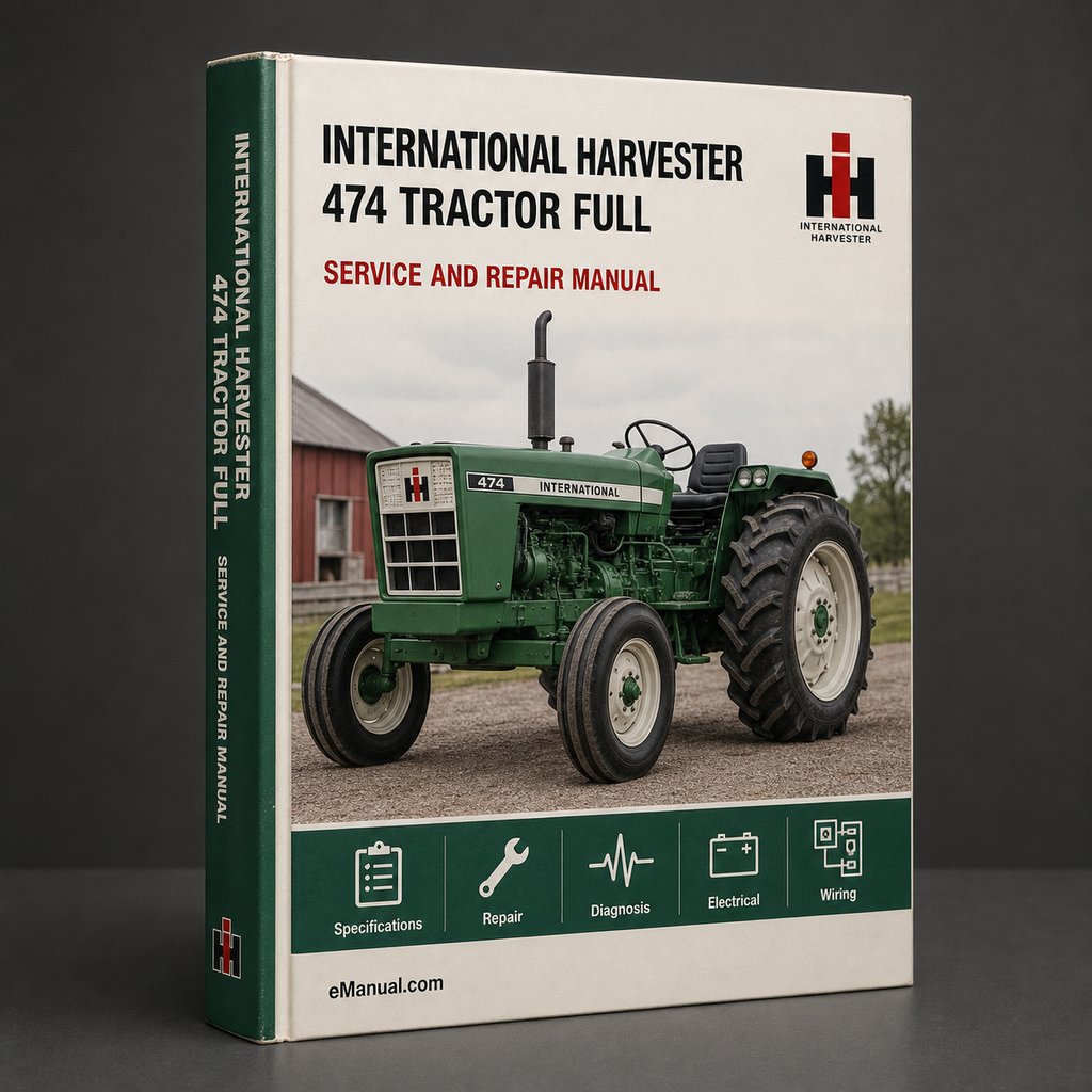 International Harvester 474 Tractor Full Service Repair Manual