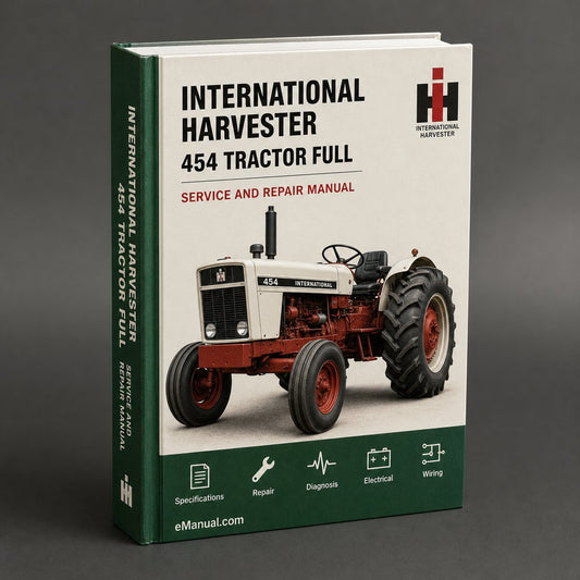 International Harvester 454 Tractor Full Service Repair Manual