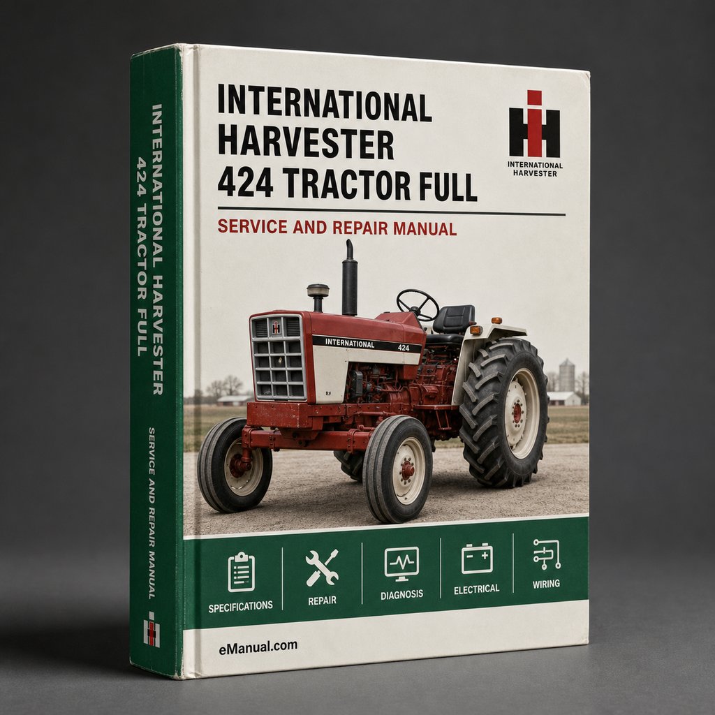 International Harvester 424 Tractor Full Service Repair Manual