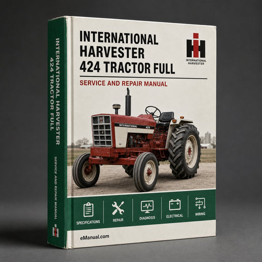 International Harvester 424 Tractor Full Service Repair Manual