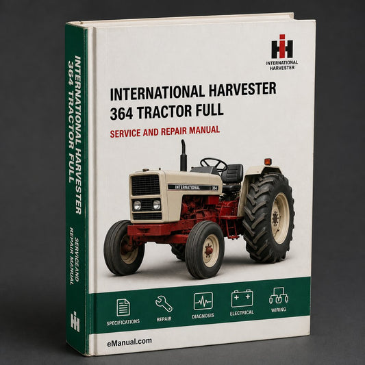 International Harvester 364 Tractor Full Service Repair Manual