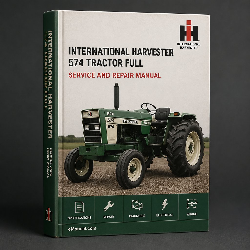 International Harvester 574 Tractor Full Service Repair Manual