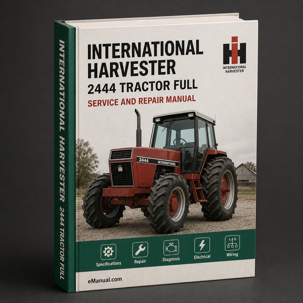 International Harvester 2444 Tractor Full Service Repair Manual