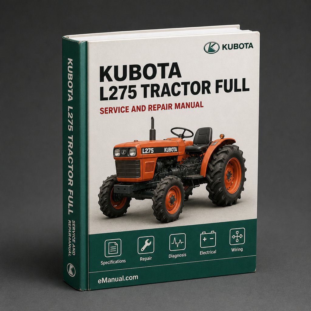 Kubota L275 Tractor Full Service Repair Manual