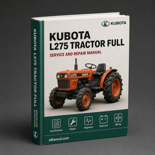 Kubota L275 Tractor Full Service Repair Manual