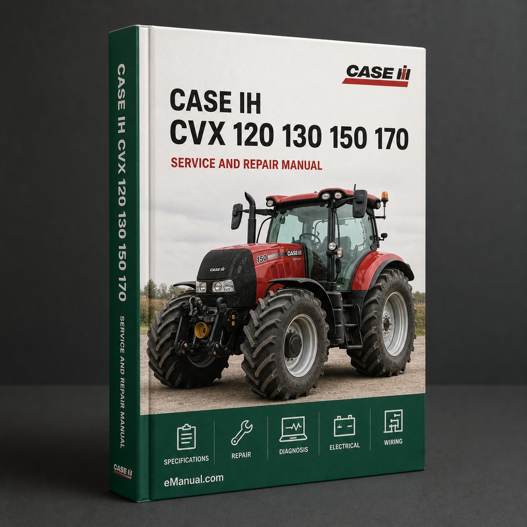 Case IH CVX 120 130 150 170 Workshop Manual Service