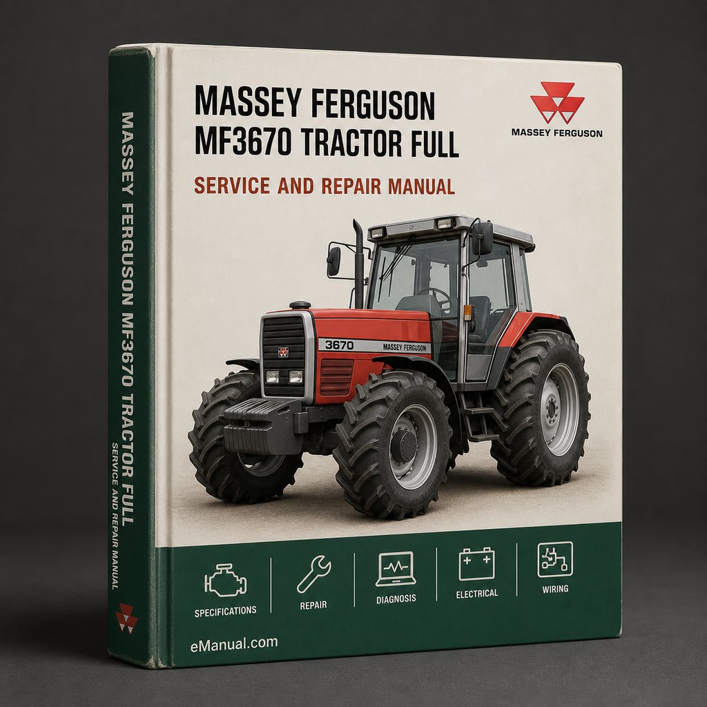 Massey Ferguson MF3670 Tractor Full Service Repair Manual