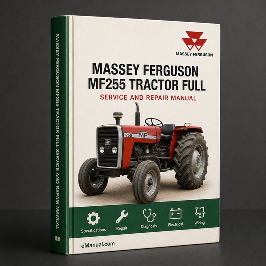 Massey Ferguson MF255 Tractor Full Service Repair Manual