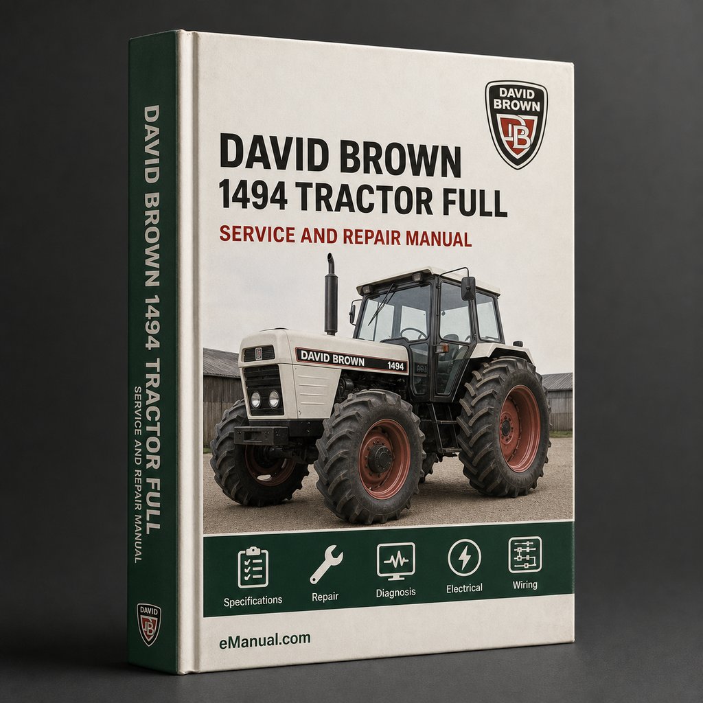 David Brown 1494 Tractor Full Service Repair Manual