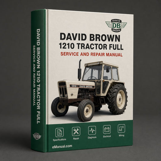 David Brown 1210 Tractor Full Service Repair Manual