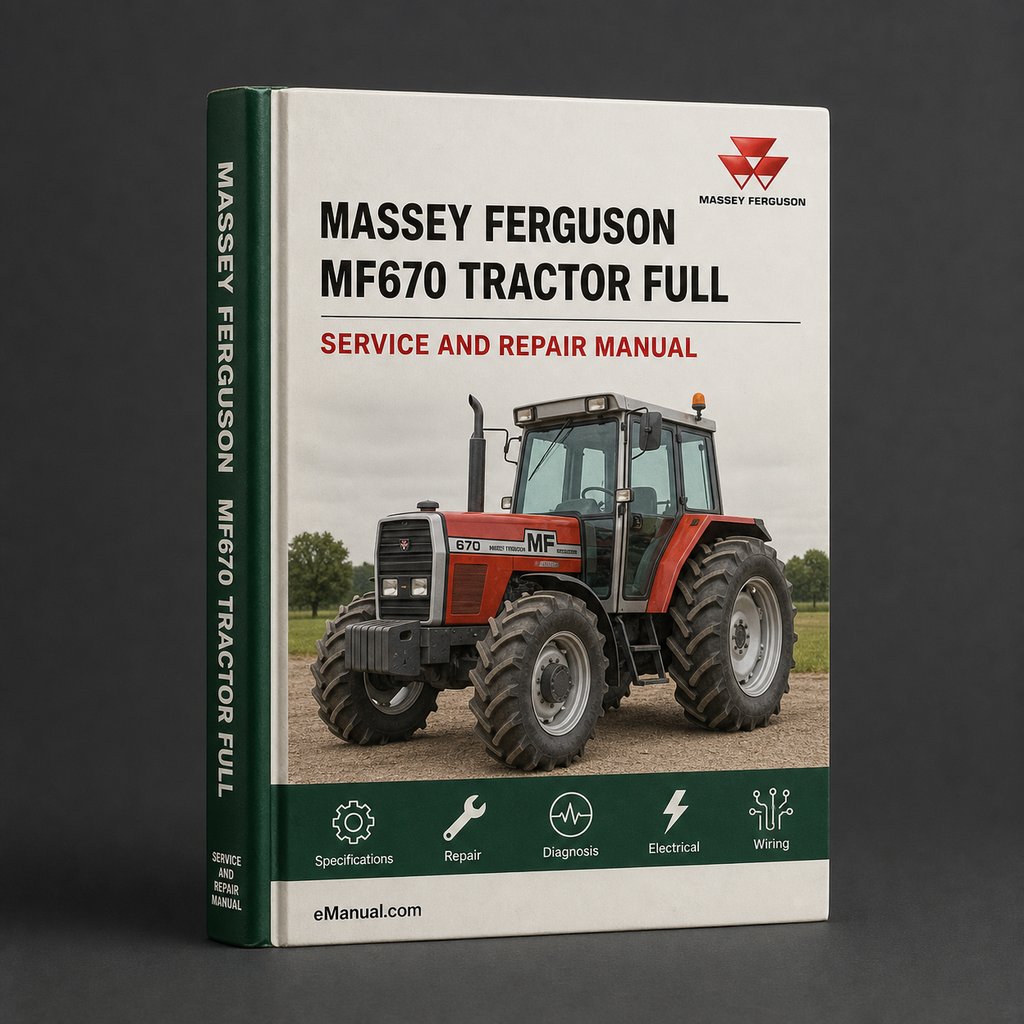 Massey Ferguson MF670 Tractor Full Service Repair Manual