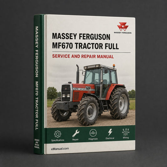 Massey Ferguson MF670 Tractor Full Service Repair Manual