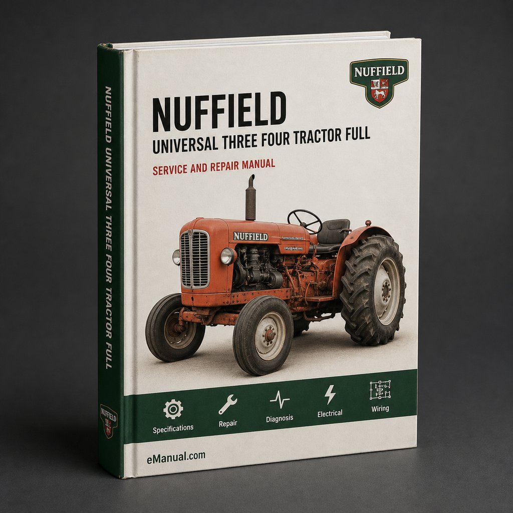 Nuffield Universal Three 3 Four 4 Tractor Full Service Repair Manual