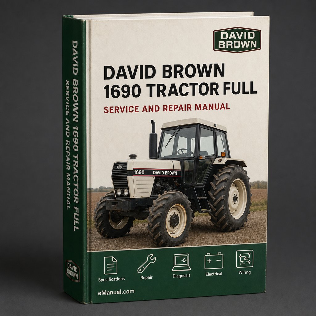 David Brown 1690 Tractor Full Service Repair Manual