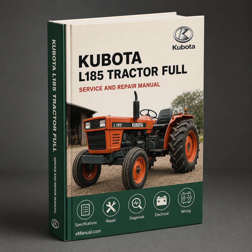Kubota L185 Tractor Full Service Repair Manual