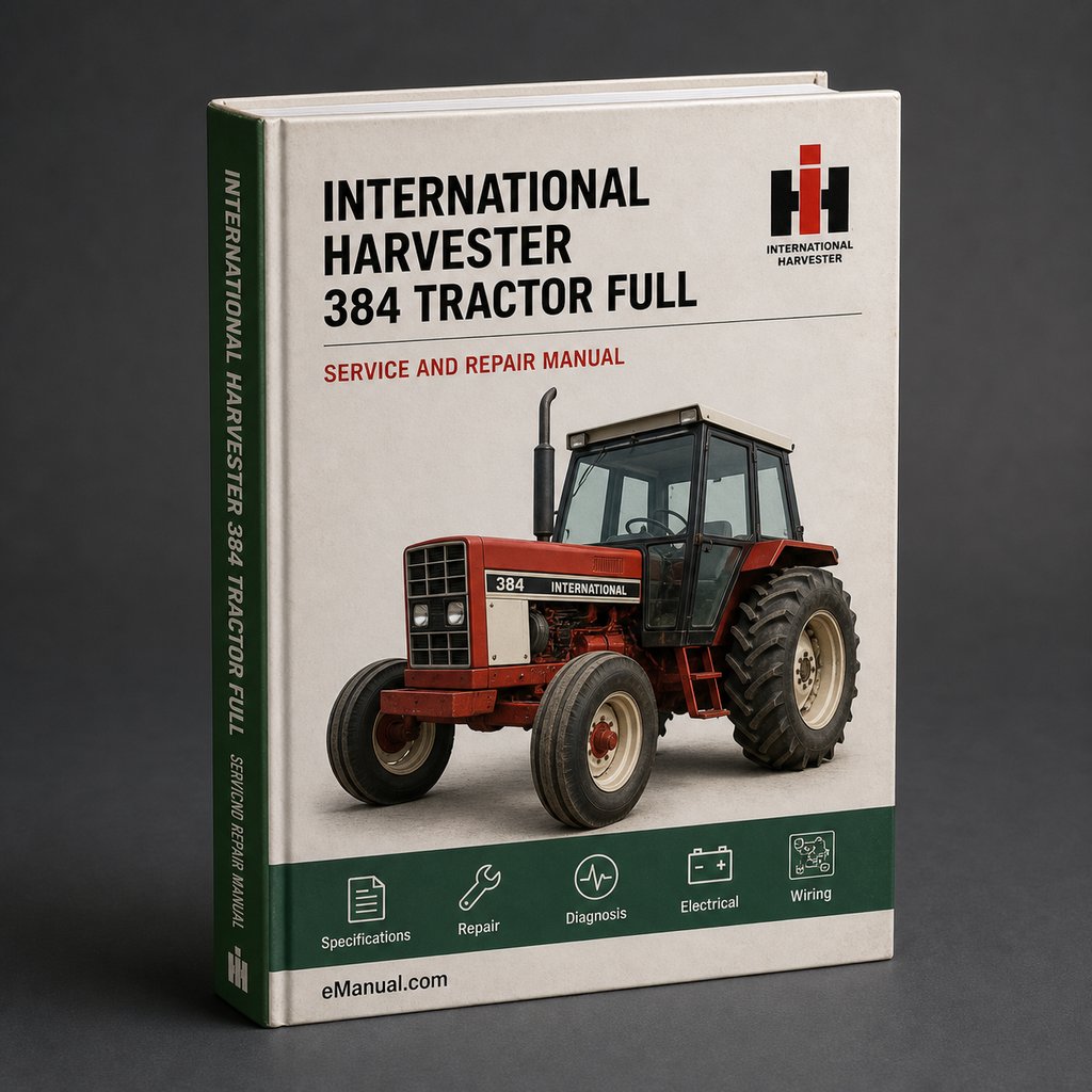 International Harvester 384 Tractor Full Service Repair Manual