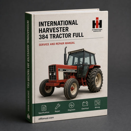 International Harvester 384 Tractor Full Service Repair Manual