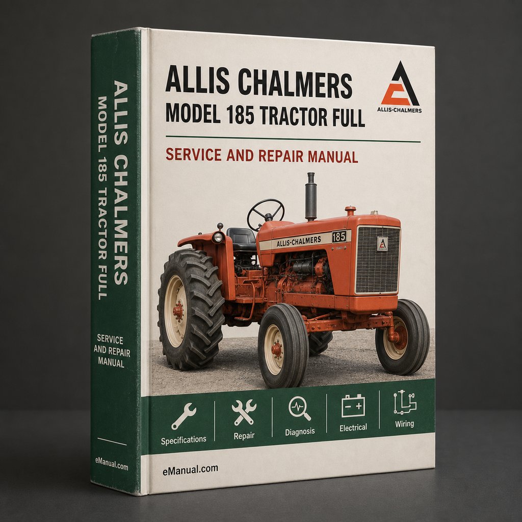 Allis Chalmers Model 185 Tractor Full Service Repair Manual