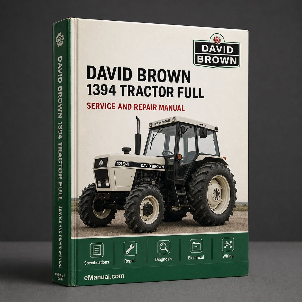 David Brown 1394 Tractor Full Service Repair Manual