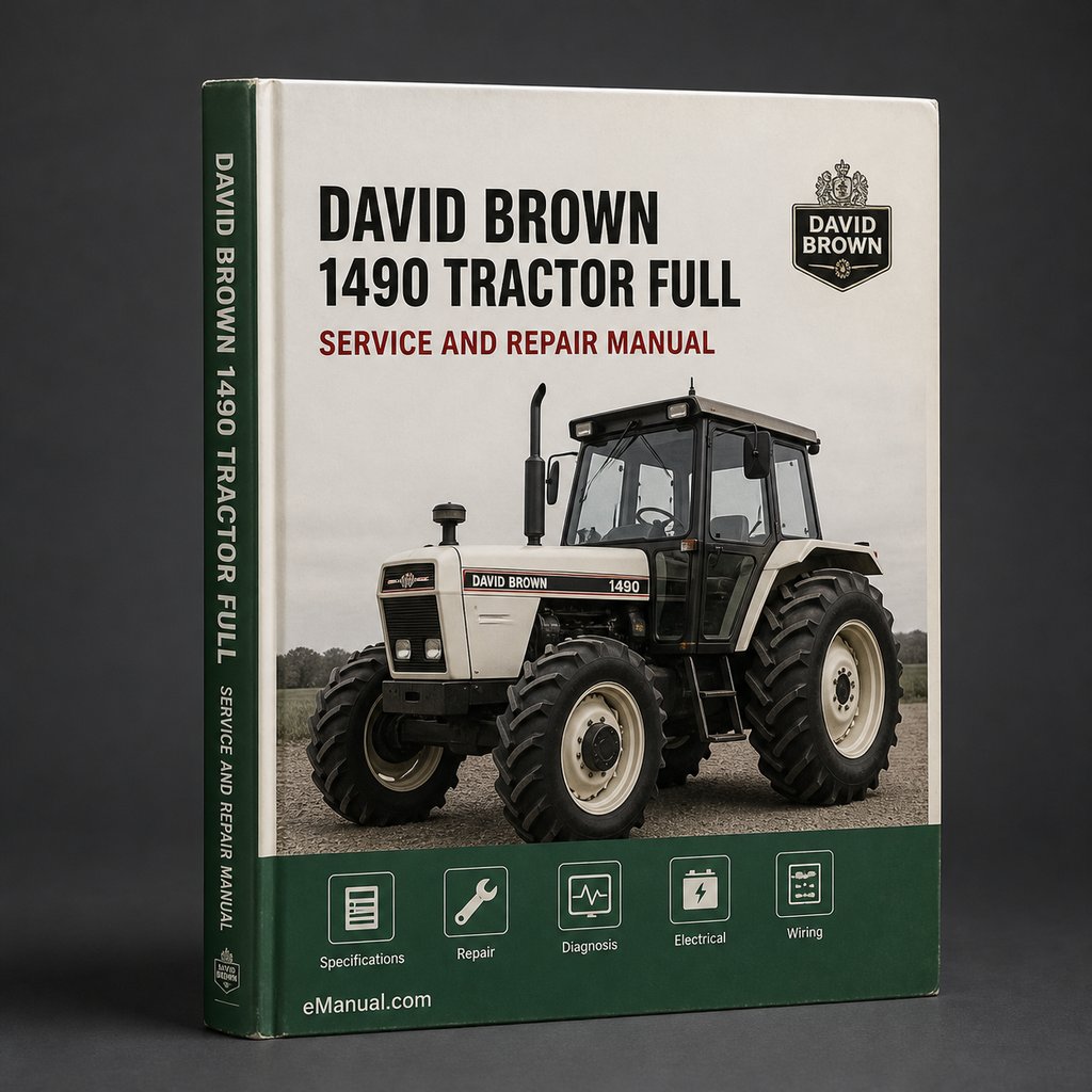 David Brown 1490 Tractor Full Service Repair Manual