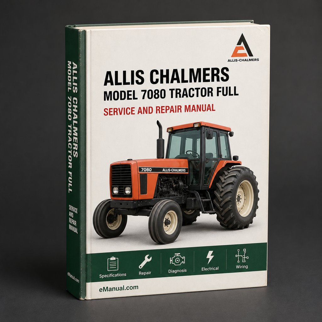 Allis Chalmers Model 7080 Tractor Full Service Repair Manual