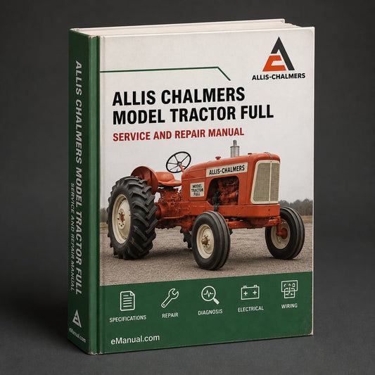 Allis Chalmers Model C Tractor Full Service Repair Manual