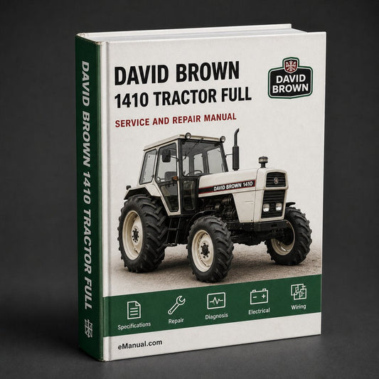 David Brown 1410 Tractor Full Service Repair Manual