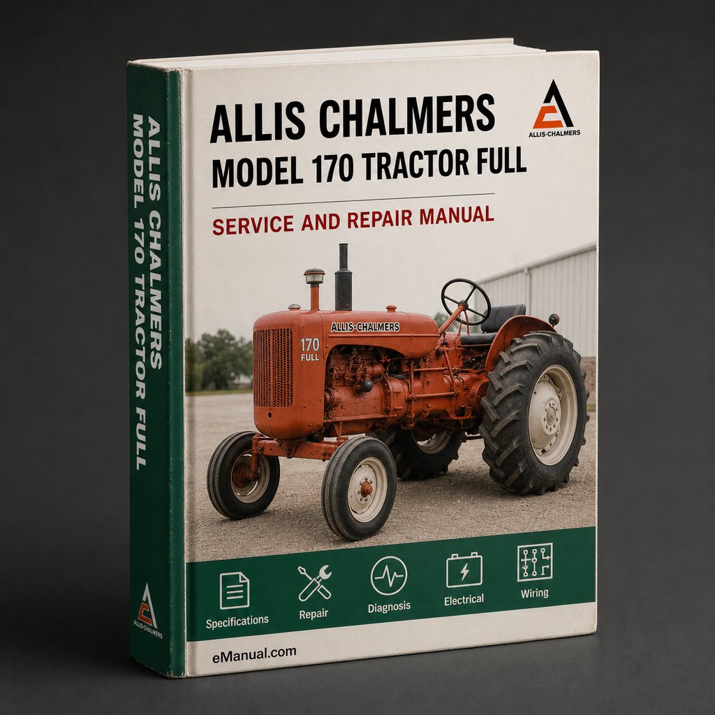 Allis Chalmers Model 170 Tractor Full Service Repair Manual