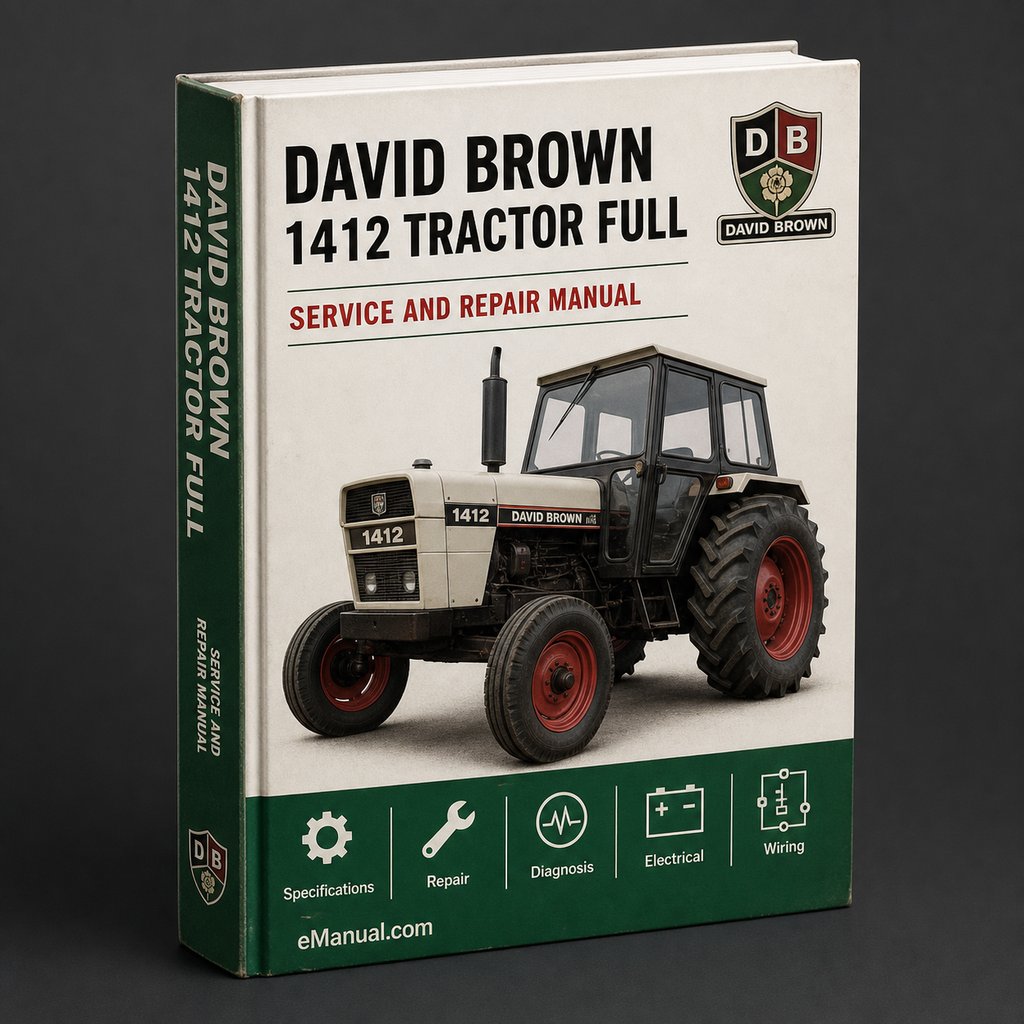 David Brown 1412 Tractor Full Service Repair Manual