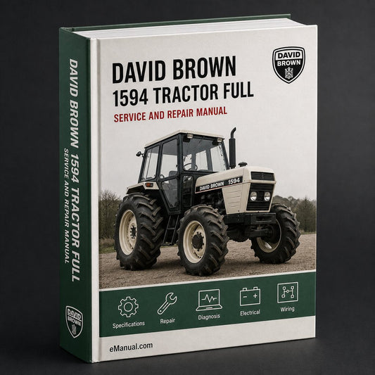 David Brown 1594 Tractor Full Service Repair Manual