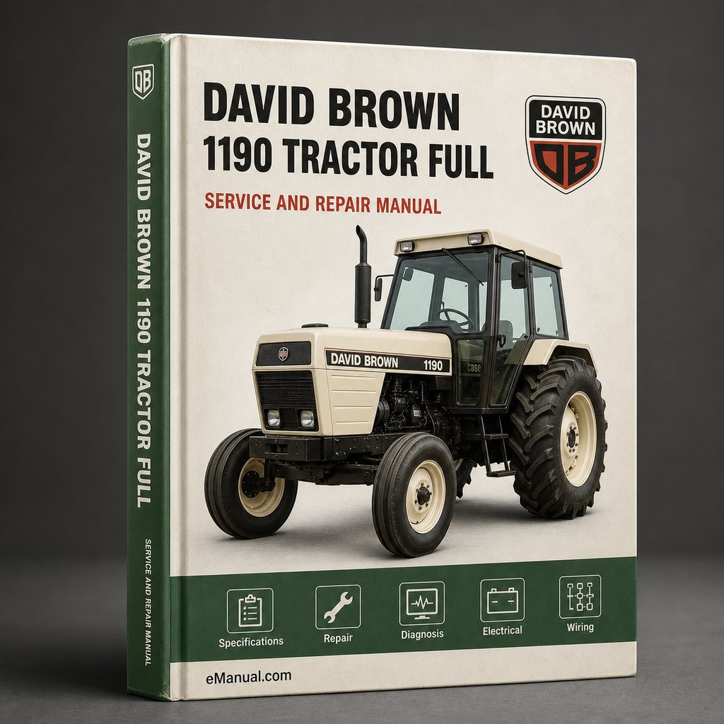 David Brown 1190 Tractor Full Service Repair Manual