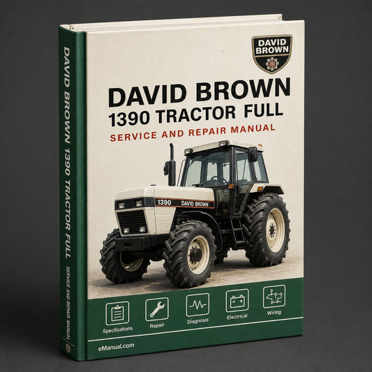 David Brown 1390 Tractor Full Service Repair Manual