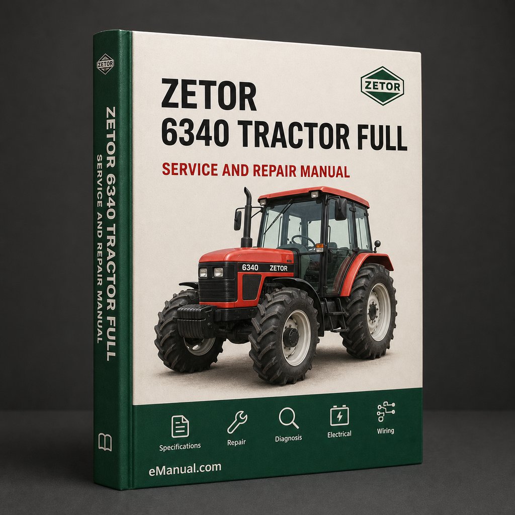 Zetor 6340 Tractor Full Service Repair Manual