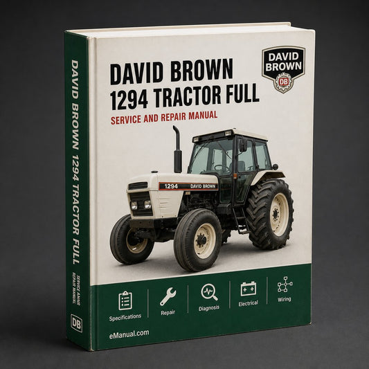 David Brown 1294 Tractor Full Service Repair Manual