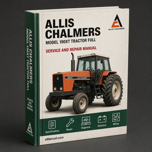 Allis Chalmers Model 190XT Tractor Full Service Repair Manual