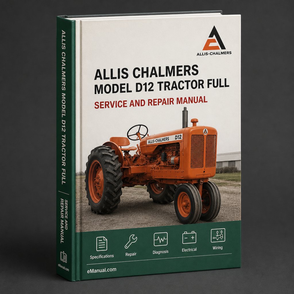 Allis Chalmers Model D12 Tractor Full Service Repair Manual