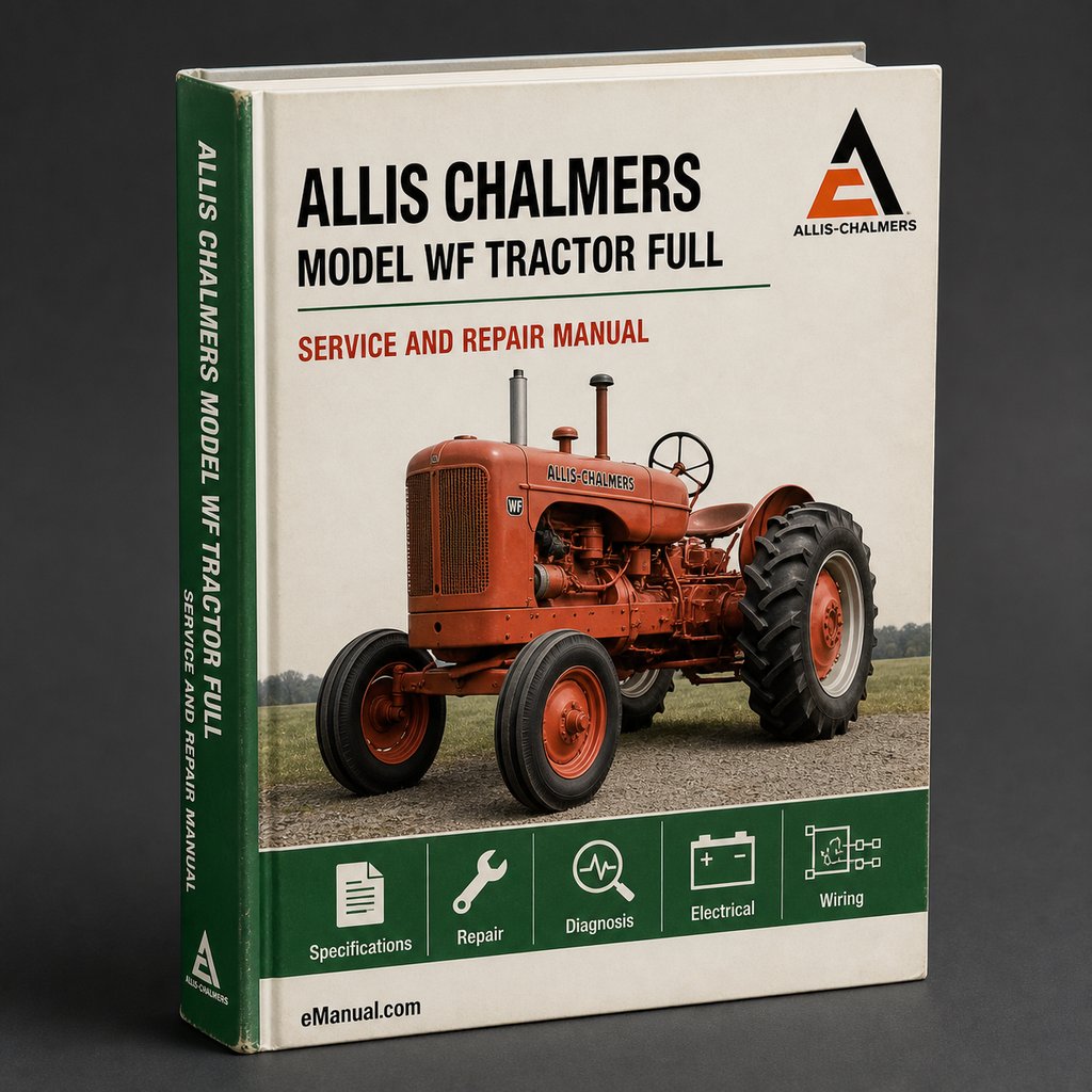 Allis Chalmers Model WF Tractor Full Service Repair Manual