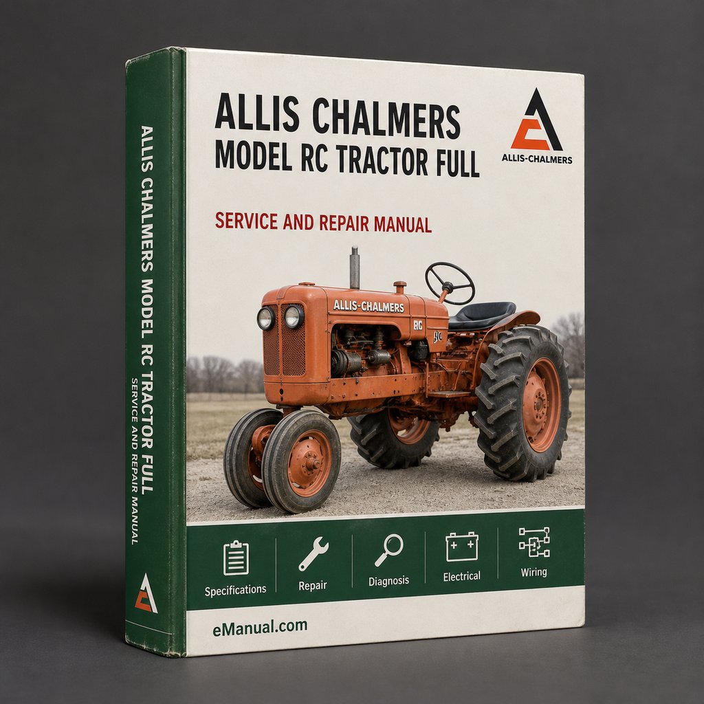 Allis Chalmers Model RC Tractor Full Service Repair Manual